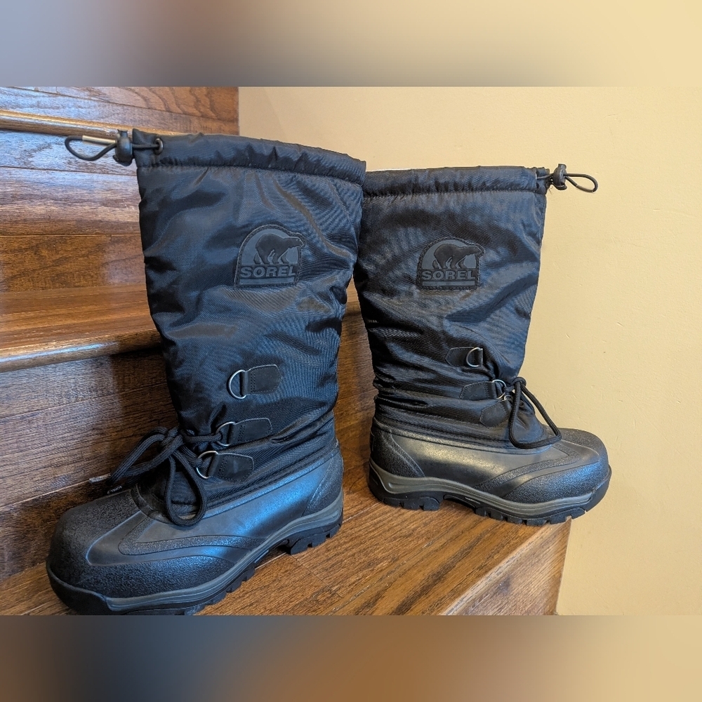Vintage Sorel Chunky Snow Lion Boots Size 6 Women's Winter Boots As New